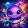 Colorful cartoon fox avatar with expressive features and friendly vibe